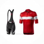 2021 Ropa Ciclismo Castelli Rojo Mangas Corta y Culotte Corto (5)